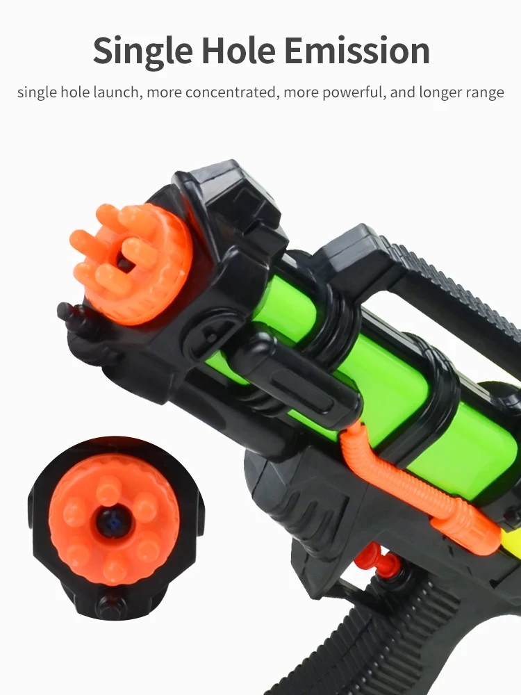 Water Gun Toy for Children, pressione para pulverizar água, verão ao ar livre, praia, piscina, jogo de batalha de longo alcance