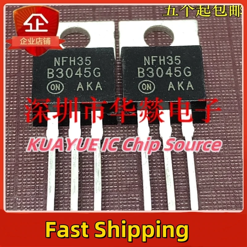 10PCS-30PCS/B3045G MBR3045CT   TO-220 45V 30A/ Fast Shipping Quality Guarantee