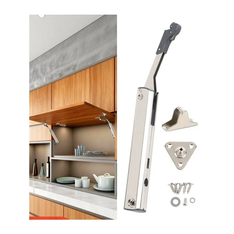 Suitable for any stop support rod for upturn doors, hydraulic buffer gas support rod adjustable, cabinet door retractable rod
