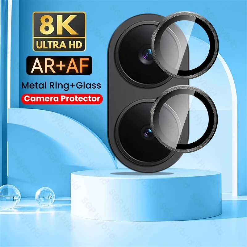 

Pocco Poko Little X8Pro Alloy Aluminum Ring Camera Glass for Xiaomi Poco X8 Pro PocoX8Pro 5G 2026 Rear Lens Protector Cap Cover