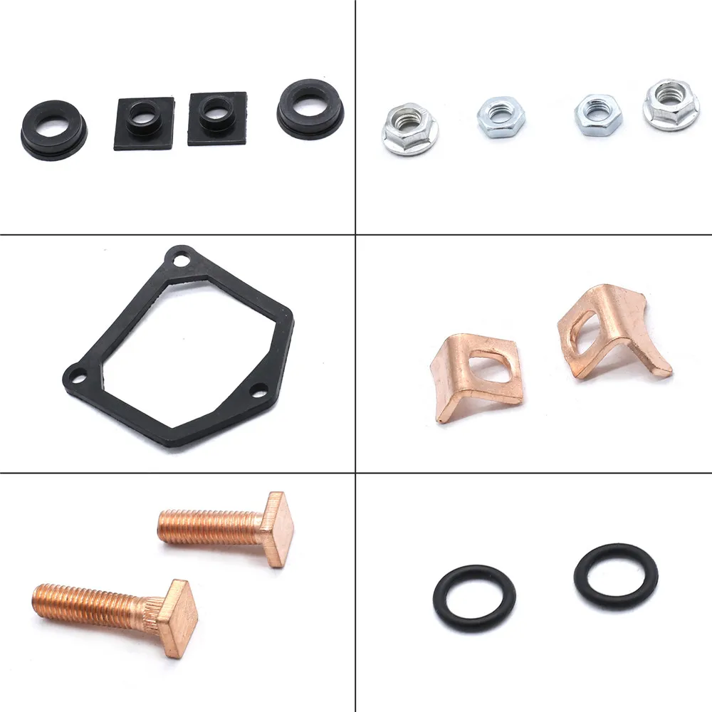 1set Starter Solenoid Repair Rebuild Kit Contacts Part 228000-6660 228000-6662 053660-7120 For Tundra Baja Tacoma Sequoia Accord