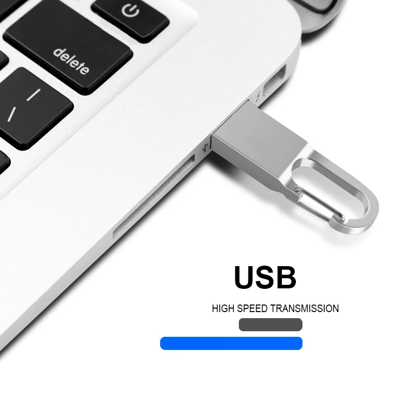 High Speed Memoria Stick Flash Drives Pendrive 64GB 32GB Waterproof Pen Drive USB 2.0 Flash USB Metal Pen USB U Disk Memory