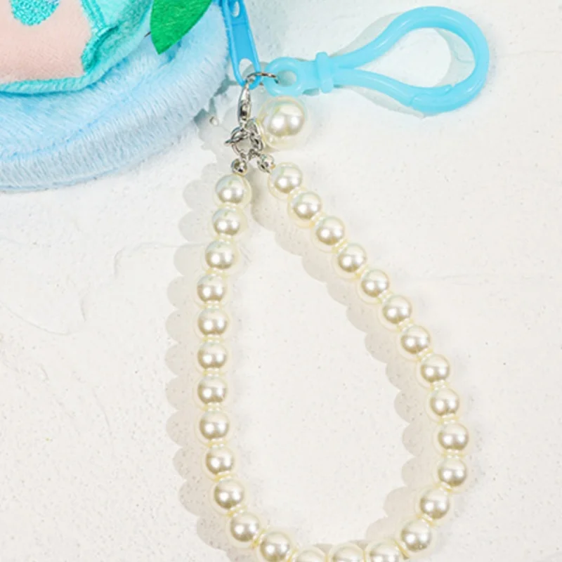 Cartoon ‌Hatsune Miku‌ Plush Doll Coin Wallet Keychain Pendant Headphones Coin Storage Bag Holiday Gift for Boys and Girls