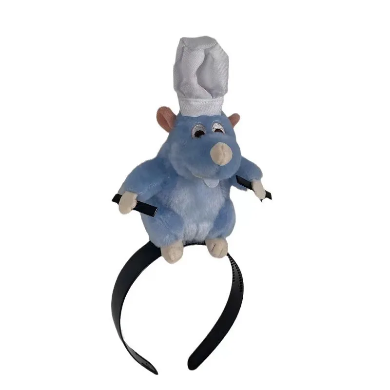 Ratatouille bandes de cheveux chapeau de souris décor original jouet lavage visage cheveux accessoires femme épingle à cheveux paquet haut crâne haut mignon chapeaux