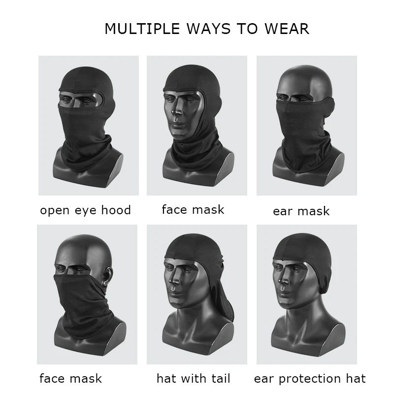 WEST BIKING Balaclava Bicycle Cycling Travel Caps Dustproof Face Cover Sun Protection Hat Windproof Sports Hood Sunscreen Mask