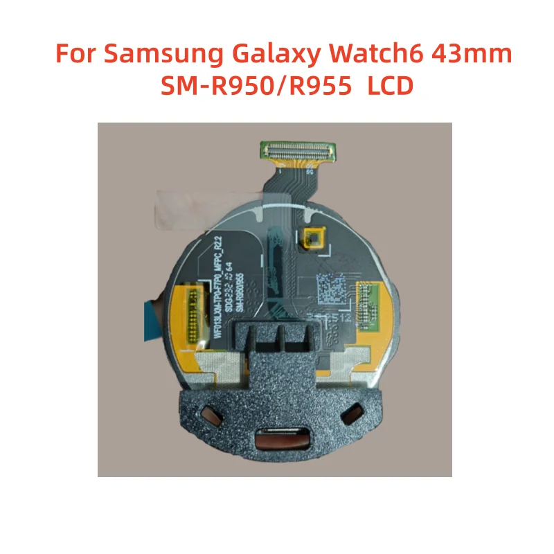 Tela LCD para Samsung Galaxy Watch 6 Classic 43mm SM-R950/SM-R955 Peças de Substituição para Reparo da Tela LCD