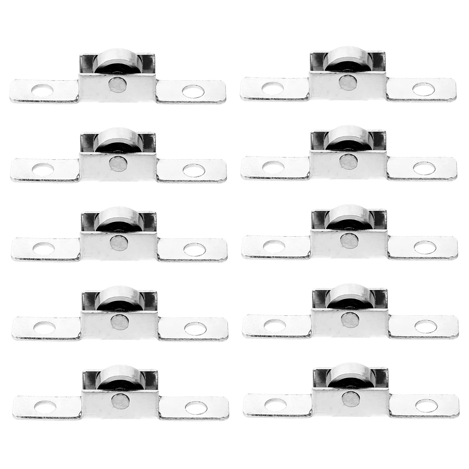 

10pcs Sliding Door Window Pulleys Rollers Iron Wheel Screen Heavy Duty Track Replacement Push Pull Hardware Accessories