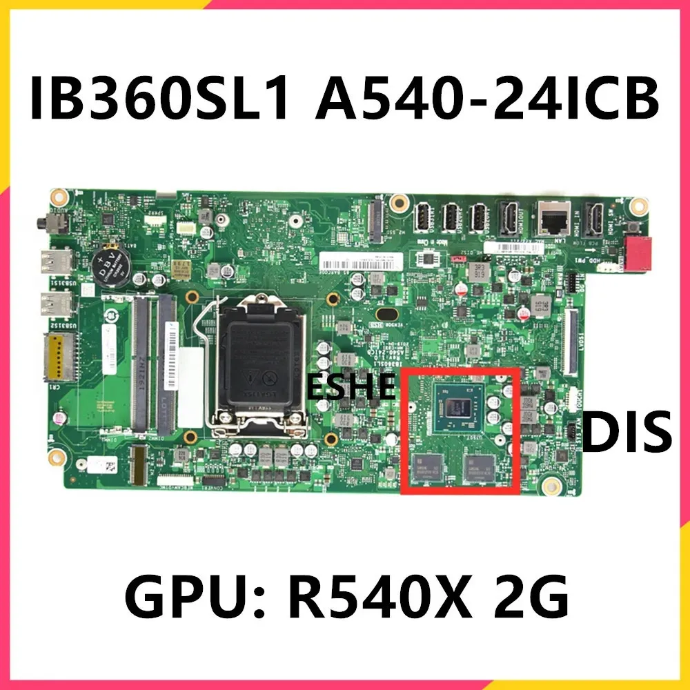 Placa-mãe Tudo-em-um para Lenovo Ideapad Nm-c231 A54024icb 01lm889 Gpu R540x 2g Ib360sl1 Mainboard 100 Testado Totalmente Trabalho