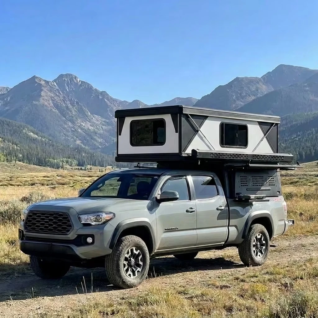 Heavy Duty RV Awning Tent Canopy for Camping Truck Qian Setup Popup Tent with Shelter for F150 Truck Camper