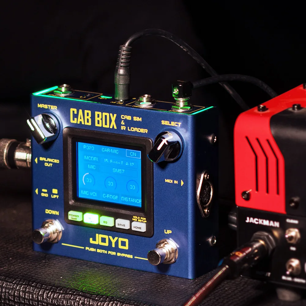 JOYO R-08 CAB BOX Guitar Effect Pedal Amp Simulation Pedal Support Third Party IRs Loading Cabinet Modeling