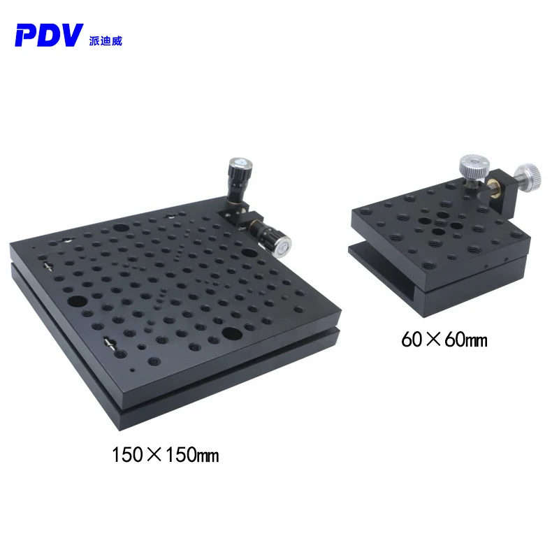 

Pitch swing mounting platform \ Manual precision adjustment displacement table PT-FQ60B PT-FQ150B