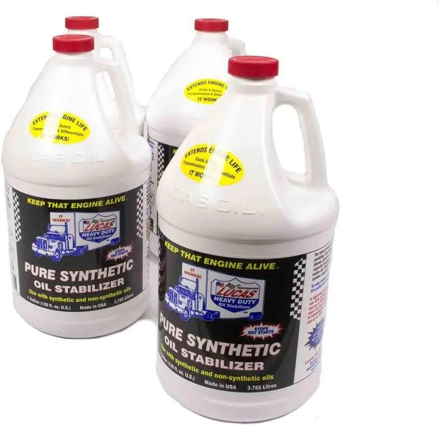 

Lucas Oil 10131 Pure Synthetic Oil Stabilizer - 1 Gallon (Pack of 4)