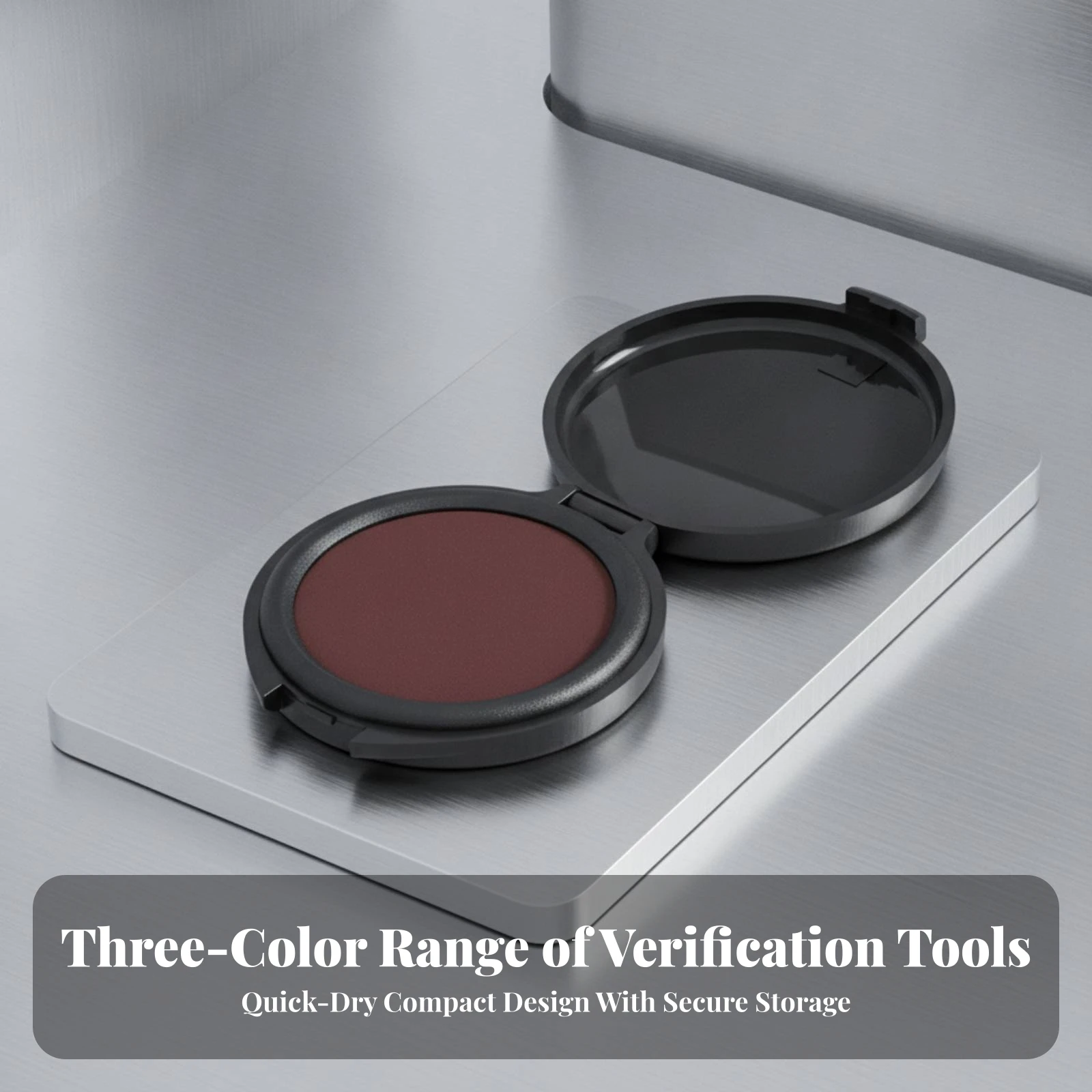 compact-finger-mark-ink-pad-with-circular-ink-surface-lightweight-for-document-collection-office