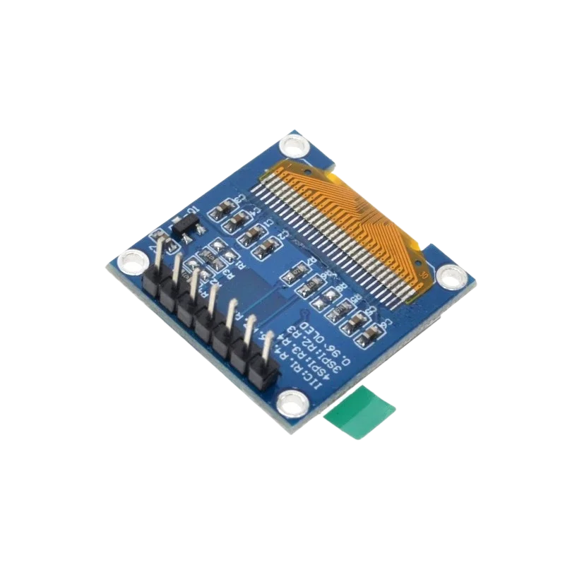 Módulo de exibição SPI OLED para Arduino, cor branca, 128x64 OLED, 7Pin Driver Chip, SSD1306, 0,96"
