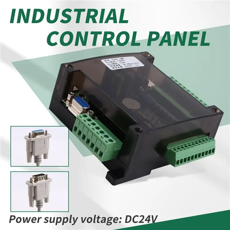 Reliable-FX3U 14MR 6AD 2DA RS485 8 Input 6 Relay Output 6 Analog Input 2 Analog (0-10V) Output PLC Controller Board - view 3