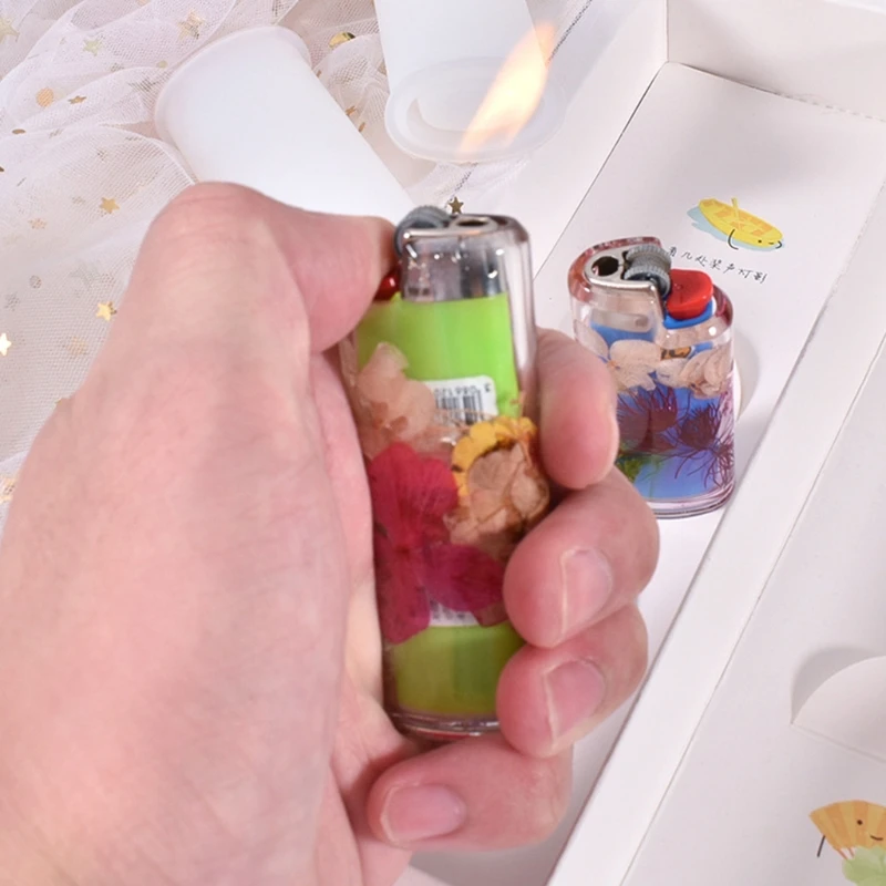 Lighter Cover Silicone Resin Mold Lighter Protective Cover Epoxy Resin Mold for J5/ J3/J6 Accessories