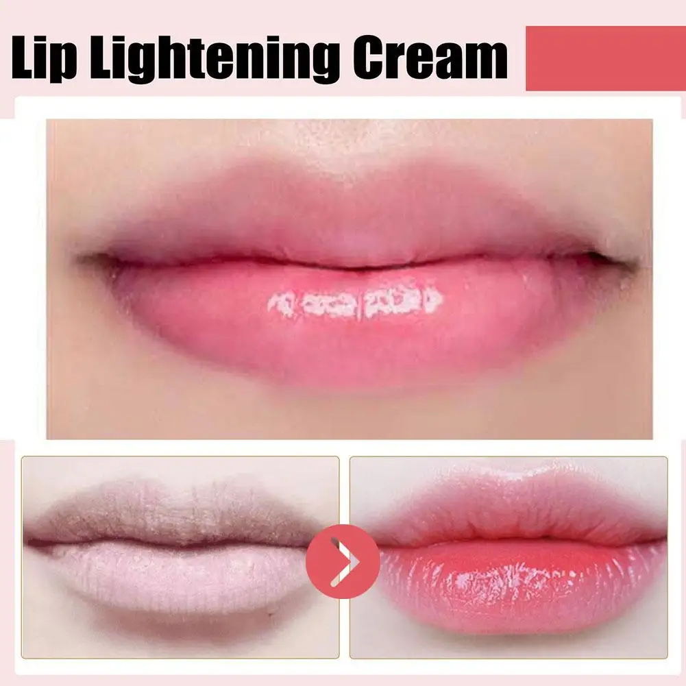 30g Lip Lightening Cream Dark Lips Bleach Lips Whiten Deep Lip Remove Black Lines Moisturizing Dull Lip Fade Nourish B1a1