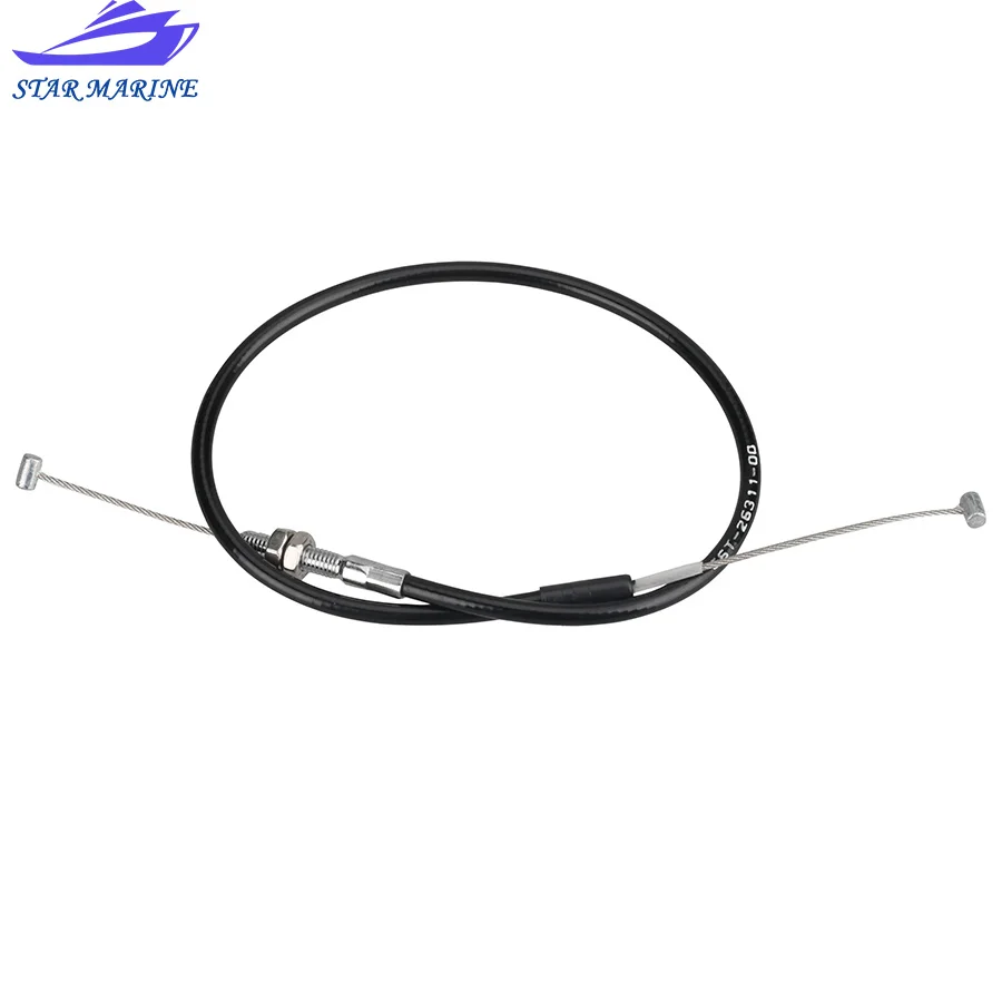 Throttle Cable for Yamaha Outboard Parts 2 Stroke 40HP 40X Parsun T40 HDX Seapro 66T-26311-00 66T-26311 boat engine