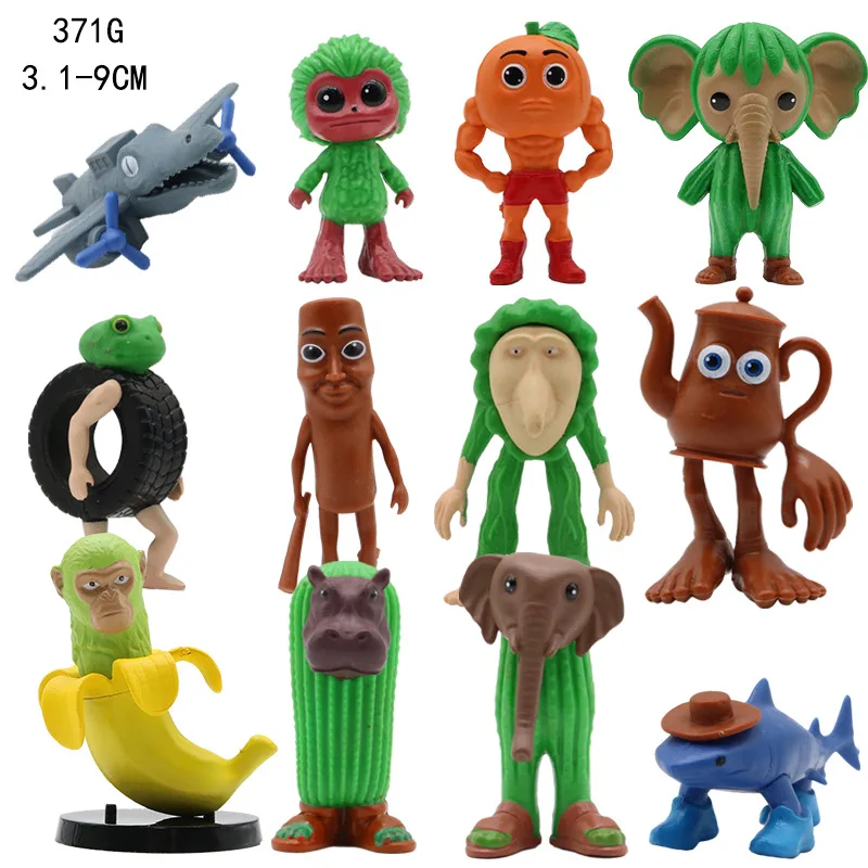 Italian Brainrot Tung Sahur Figure Toy Tralalero Tralala Figures