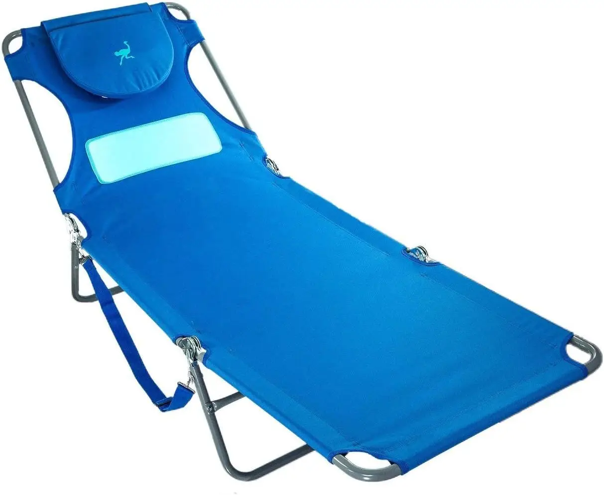 Comfort Lounger Face Down Sunbathing Chaise Lounge Beach Chair (3 Pack) Breathable Quick-dry Fabric