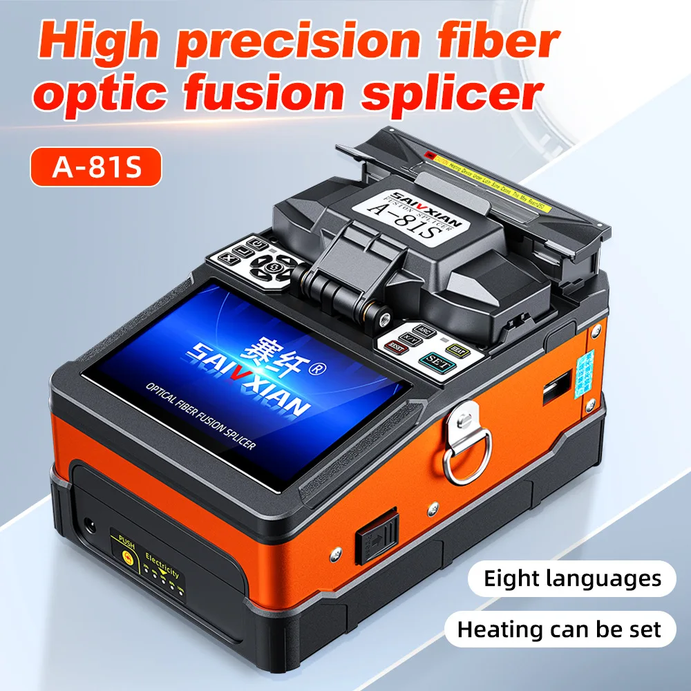 

SAIVXIAN A-81S Automatic Fiber Optic Fusion Splicer Fiber Optic Docking Home Installation and Monitoring Thermal Fusion Fiber