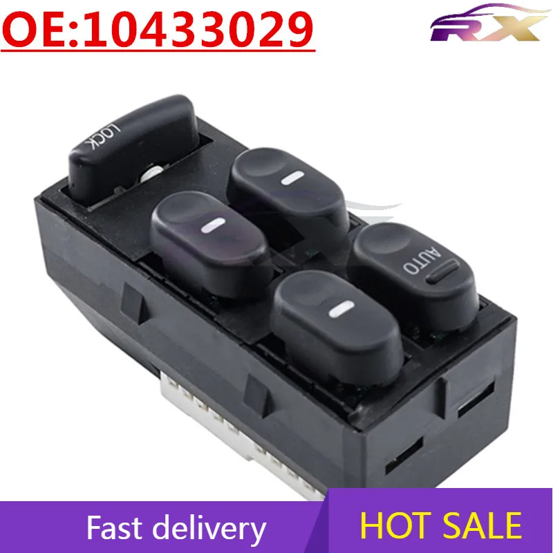 

OEM:10433029 Power Window Master Control Switch For Buick Regal