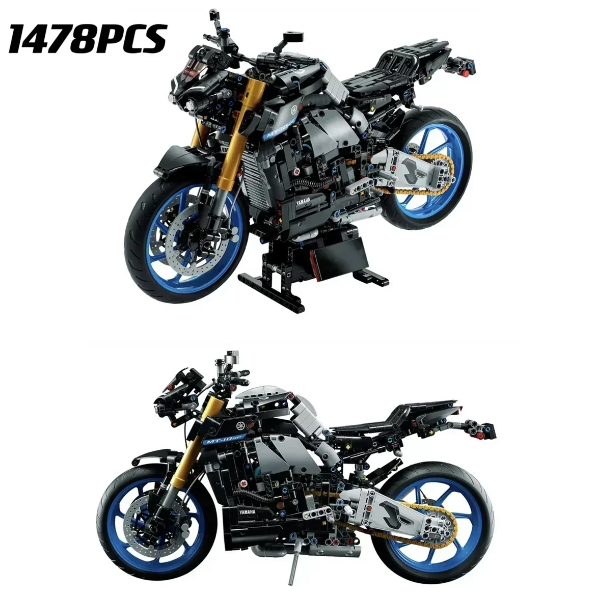 In Voorraad 42159 Motorfiets Met Verlichting 1478Pcs MT-10 Sp Technische Bakstenen Bouwstenen Speelgoed Kinderen Jongen Verjaardag Speelgoed Geschenken