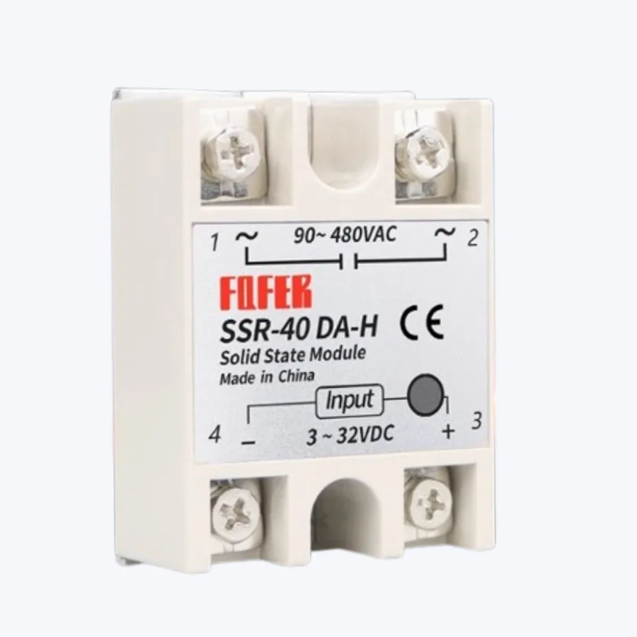 Single phase solid-state relay SSR-40DA-H 40A DC control AC high voltage resistance SSR-25DA-H