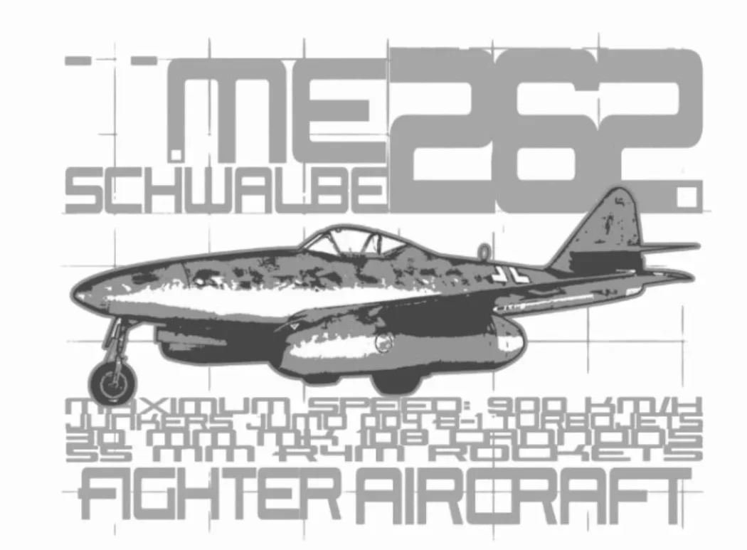 Camiseta Me 262 Schwalbe "Swallow" Jet Fighter, 100% algodón, cuello redondo, camiseta informal de manga corta de verano para hombre, talla S-3XL