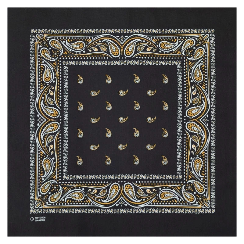 Paisleys Pattern Handkerchief Bandanas Multipurpose Handkerchief Outdoor Scarf for Men and Women Neckwear