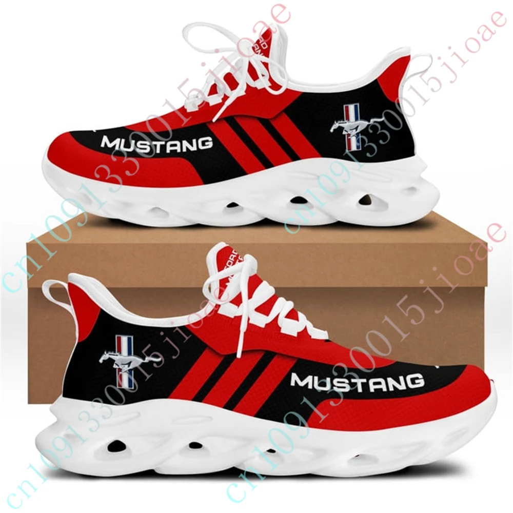 Mustang sapatos esportivos para homens unissex tênis tamanho grande tênis casuais masculinos leves ao ar livre logotipo personalizado