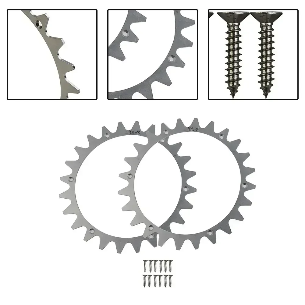 

1 Set Stainless Steel Spikes Kit For Worx-L-Model Lawnmower Robot WR153E WR155E WR147E.1 WR148E Garden Power Tool Accessories