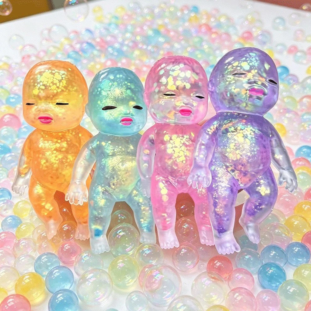 

Personality Shiny Baby Squishy Slow Rising Stress Relief Squeeze Stretchy Soft Squeezable Fidget Kids Adults Anxiety Relief Gift