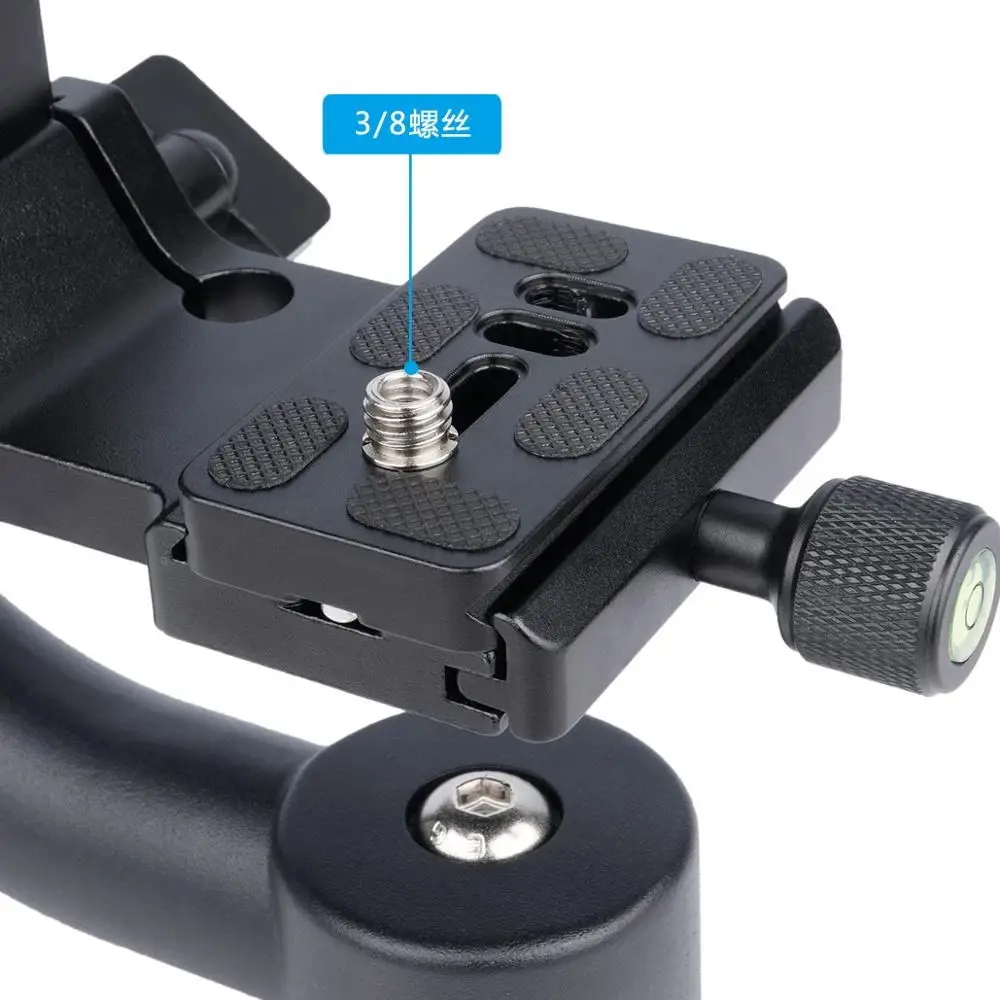 

YELANGU сверхмощный металлический панорамный карданный подвес, штатив для Arca-Swiss, стандартная быстросъемная пластина из алюминиевого сплава для DSLR