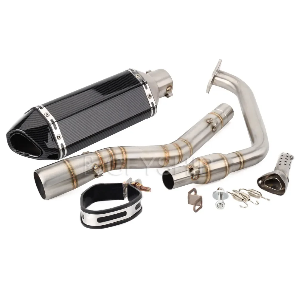 For Yamaha YZF R125 2019 2020 R15 V3 2017 to 2020 YZF-R125 YZF R15 Escape Slip-on Motorcycle Exhaust And Head Link Pipe