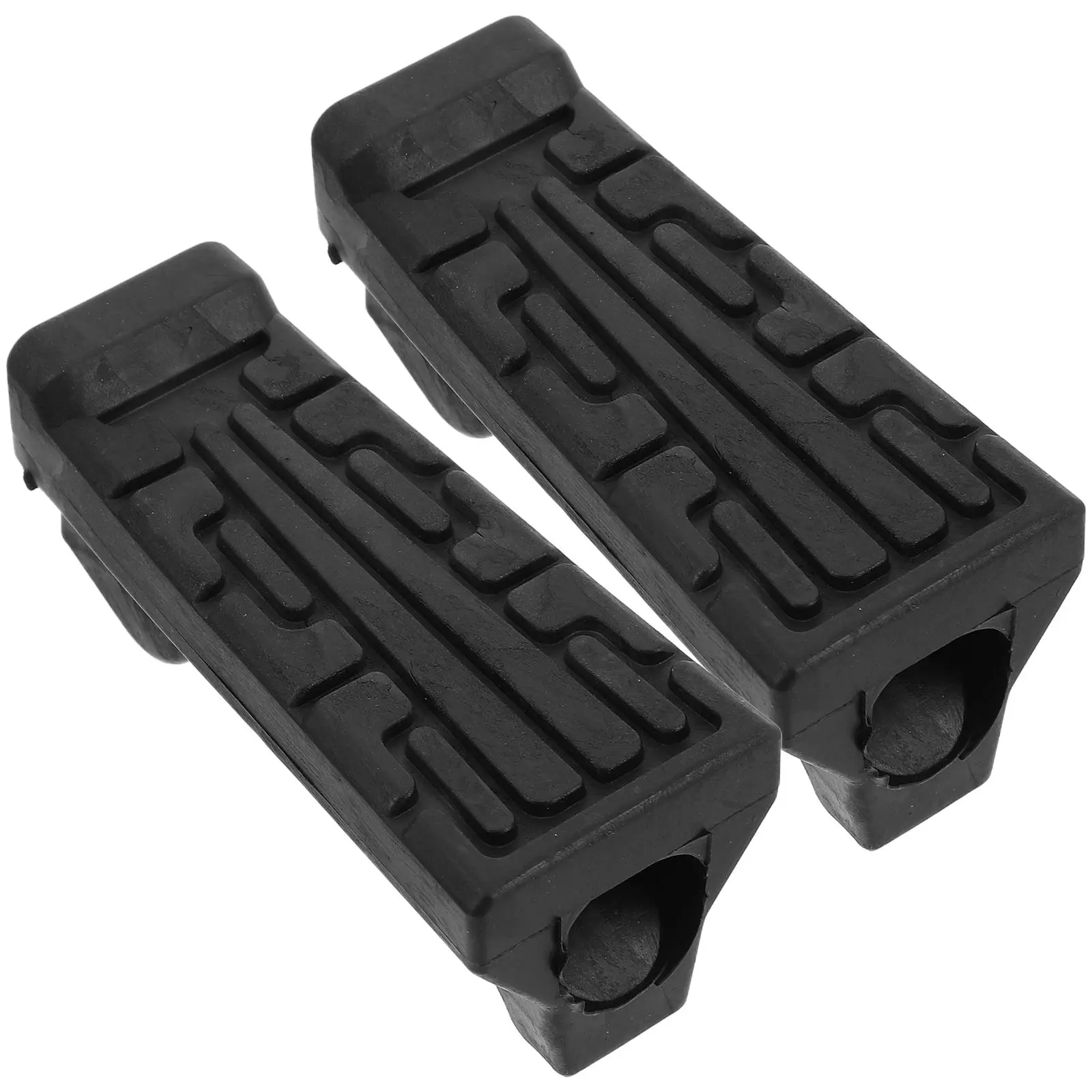 

Rubber Foot Pegs Black Spikes Pedals Front Rear Set Replacement Parts Peg Passenger Fitting Accessories Modification Long
