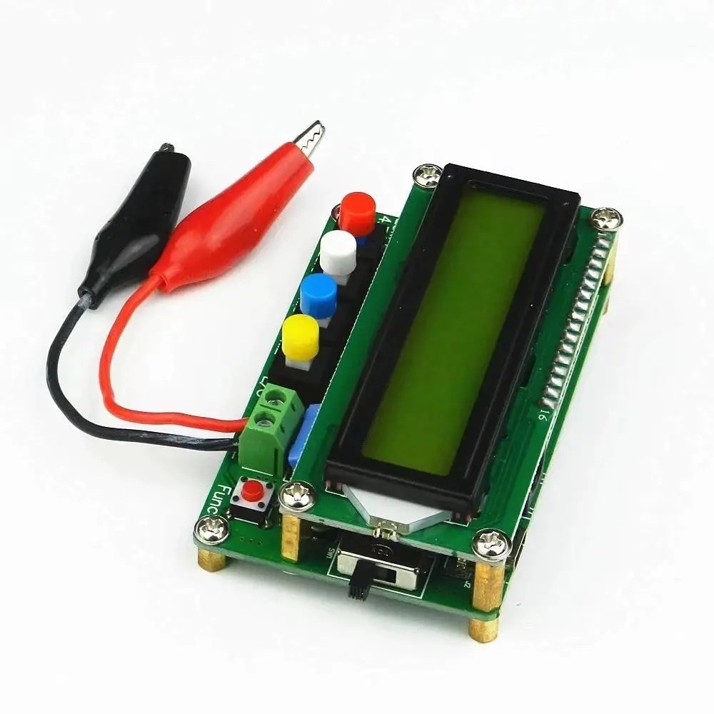 LC100A Funktionelle Digitale DIY Induktivität Kondensator Amperemeter Multifunktionale Hochpräzise LCD Digital Display