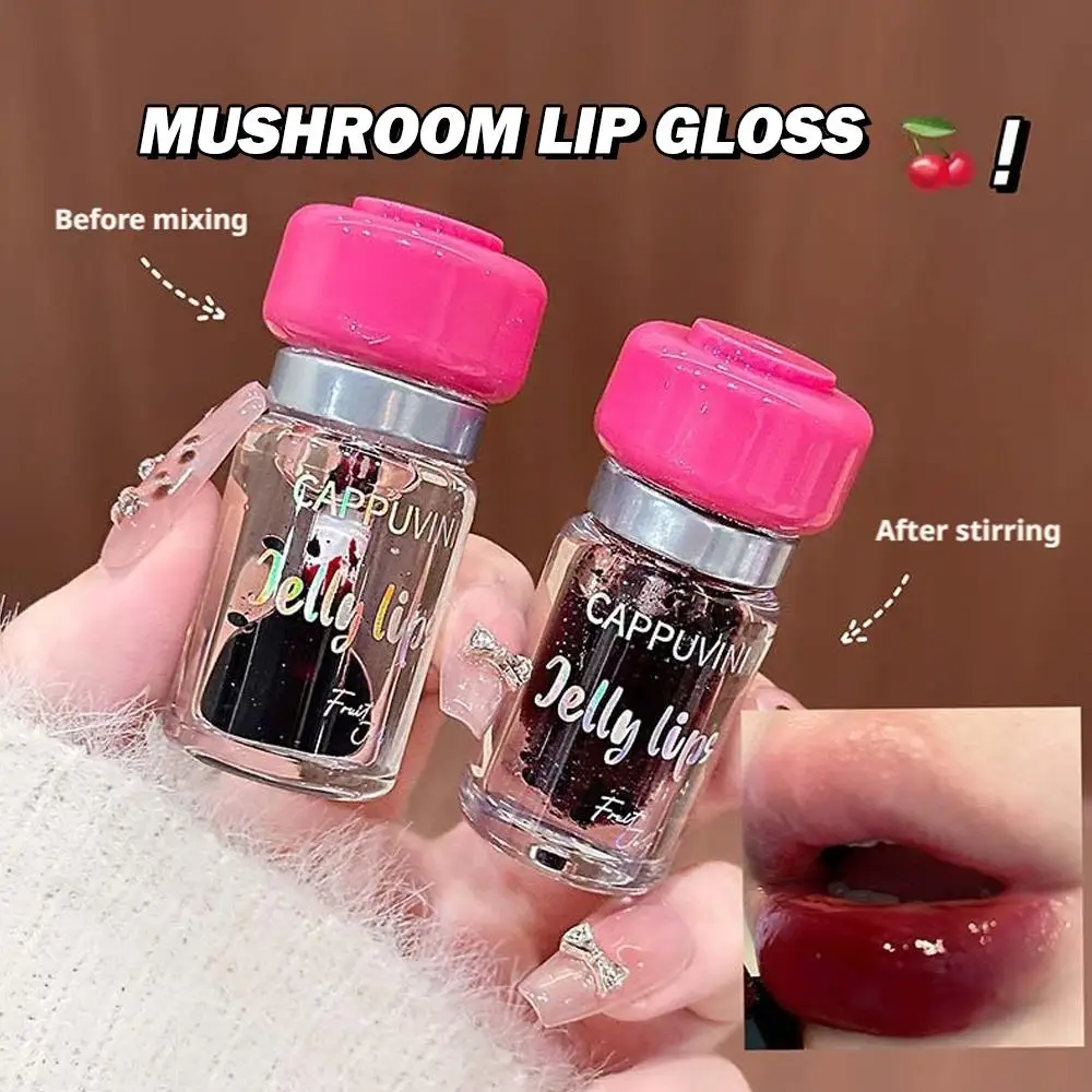 Fruity Lip Tint Water Gloss Clear Tint 5Color Moisturizing Waterproof Lipstick Pigment High Non-Stick Long-Lasting Colors L M9U1