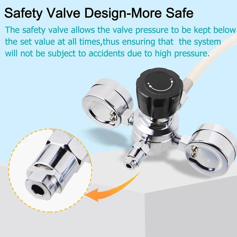 كريم زبد صمام تخفيض الضغط ، تنظيم صمام تهوية موصل ل 0.95 لتر ،