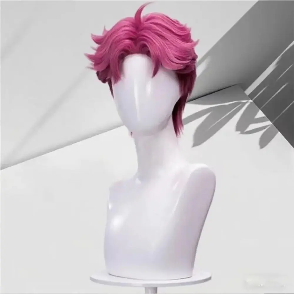K-POP デーモンハンターズ サジャ ボーイズ ジヌ ベイビー アビー ミステリー ロマンス コスプレウィッグ メンズヘア用 無料ウィッグキャップ付き ハロウィンアクセサリー