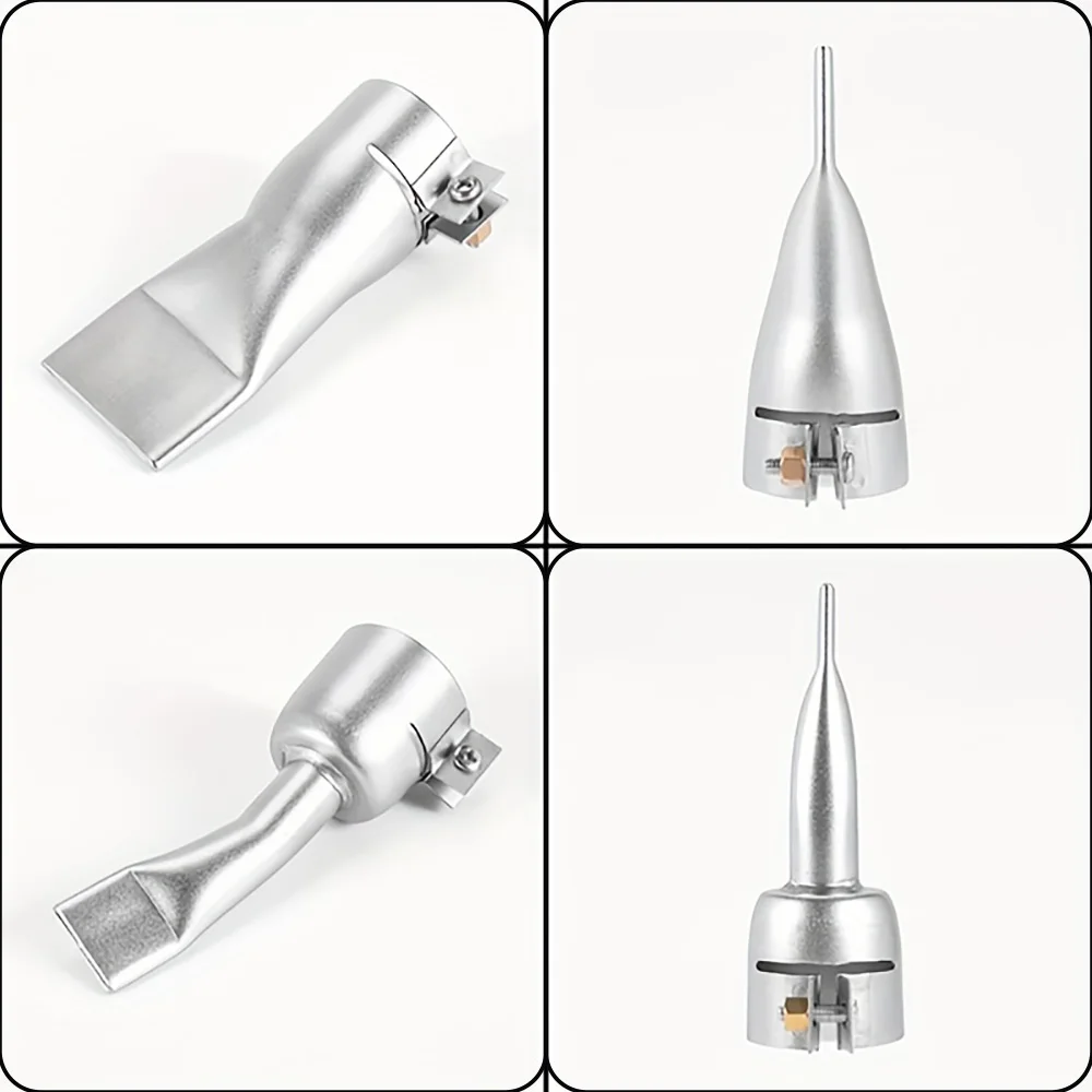 فوهة مسدس الهواء الساخن 40/20 مم، مناسبة لمسدس الهواء الساخن بقطر 32 مم، تستخدم في لحام أفلام البلاستيك PP وPVC وABS وما إلى ذلك، مادة الفولاذ المقاوم للصدأ المقاومة لدرجات الحرارة العالية