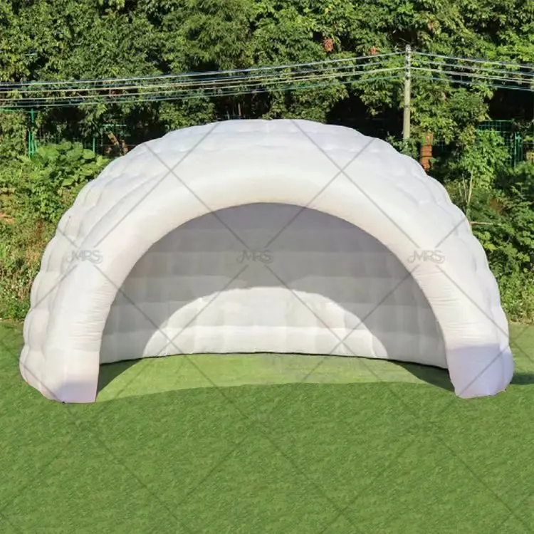 Factory Direct Portle Oxford Double Layer UV-Protective Waterproof Inflatle Igloo Dome Tent for Camping Exhibitions Parties