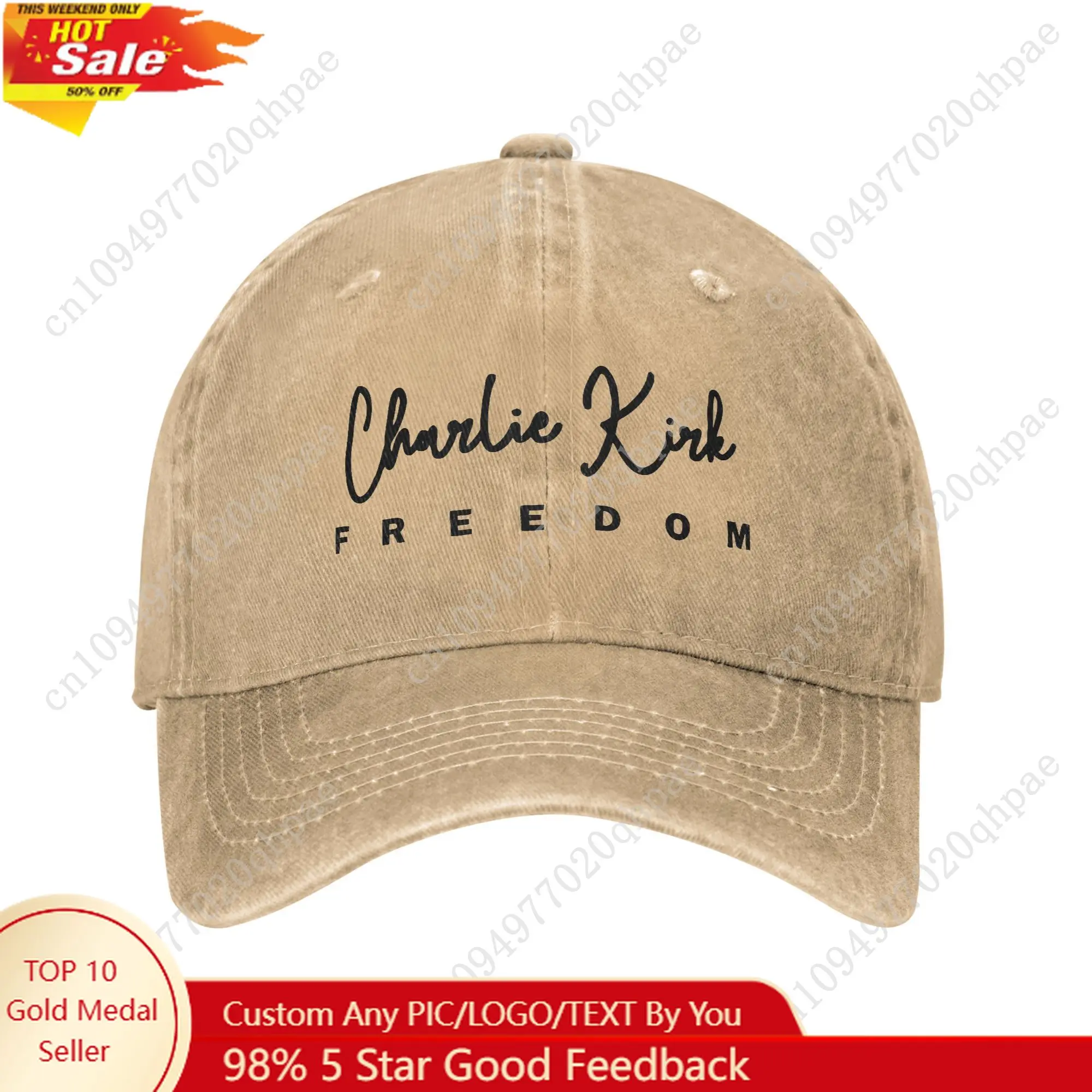 

Charlie Kirk Quote Freedom Baseball Cap Men Women Distressed Washed Snapback Cap RIP Prayer Outdoor Workouts Adjustable Fit Hat