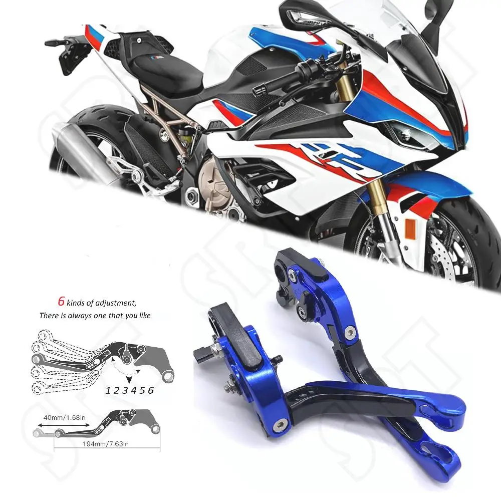 

Fits for BMW S1000RR S1000R S1000 R RR 2015 016 2017 2018 2019 Motorcycle Adjustable Folding Extendable Brake Clutch Levers