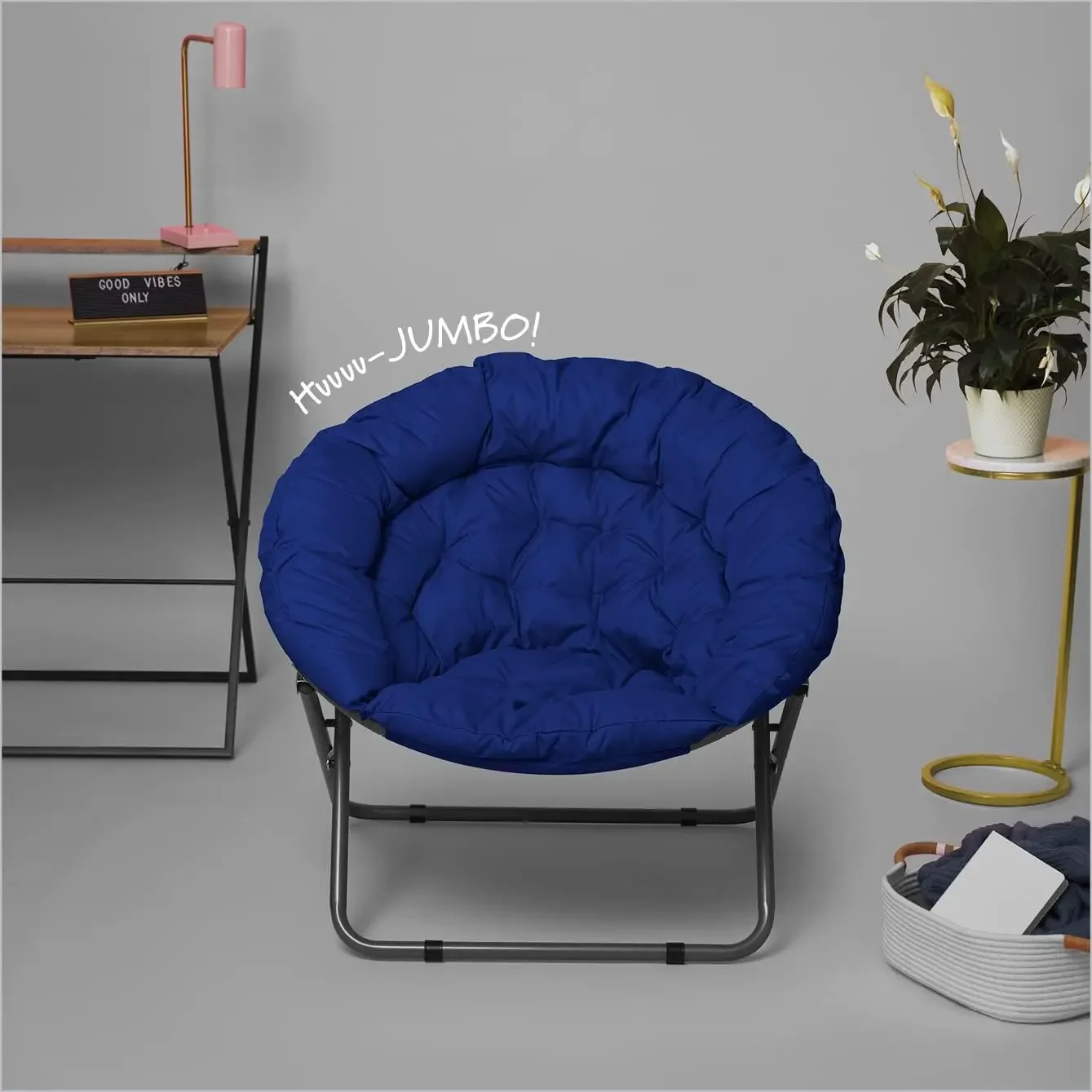 Polycanvas Saucer Chair, Navy