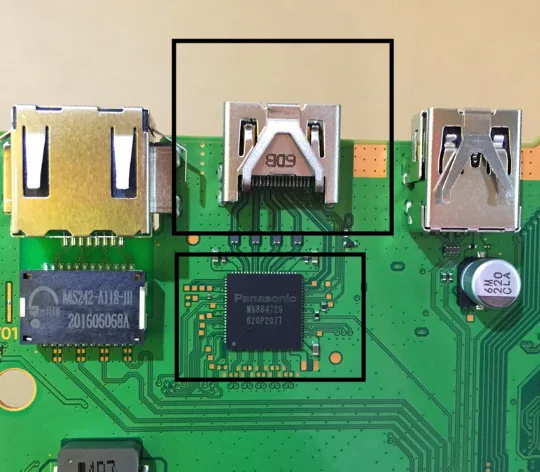 Für PS4 PlayStation 4 Schlank Original Neue Host Hdmi High-Definition Socket Interface Ersatz Teil