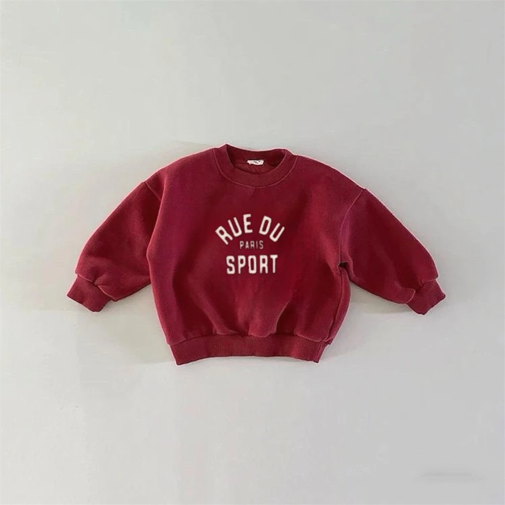 Einfache Sweatshirts, modische Freizeitkleidung, langärmelige Oberteile, Oberbekleidung, neues Design, bedruckter Kapuzenpullover für Jungen und Mädchen, niedliche Pullover – Detail 2