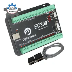 Scheda di controllo del movimento Ethernet Mach3 versione aggiornata NVEM EC300 scheda di controllo della fresatrice a 3/4/5/6 assi con indicatore luminoso IO