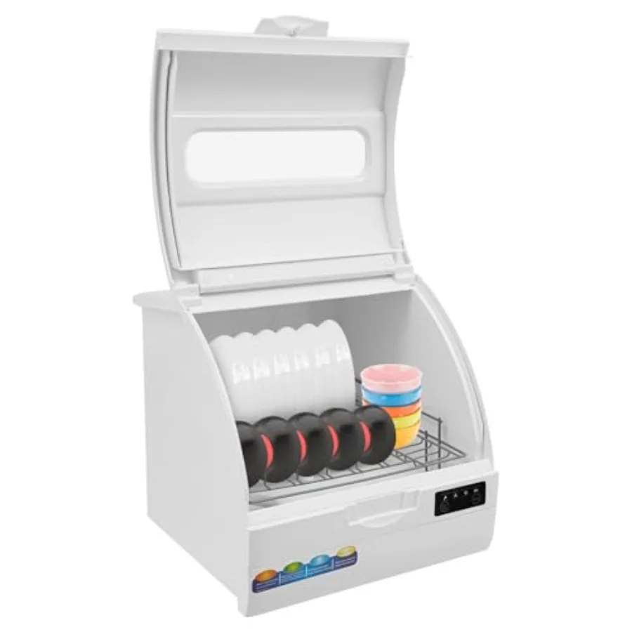 

Портативная настольная посудомоечная машина 1200 Вт Mini с 4 режимами чистки, сенсорный экран времени стирки 30–50 минут для домашних квартир и автофургонов 110