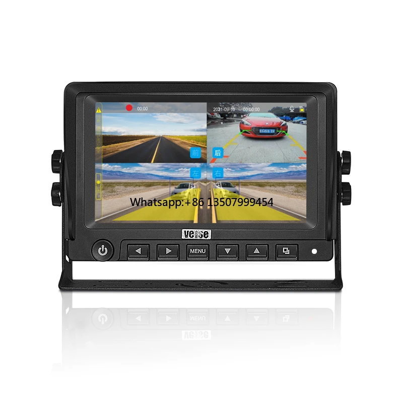 AHD Reverse Rear View Camera Kit AI Detection Smart Recognition Wide Angle Lens Night Vision Full HD Backup Camera System